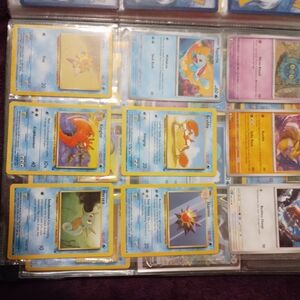 Pokemon Card Collection - Blue and Yellow